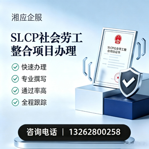 绍兴SLCP社会劳工整合项目申报服务