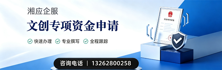 绍兴文创专项资金申报服务
