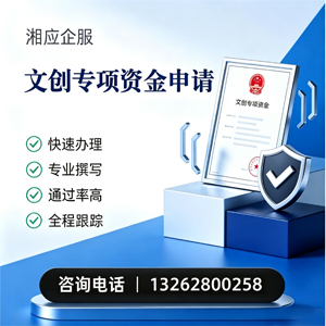 绍兴文创专项资金申报服务