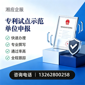 绍兴专利试点示范单位申报服务