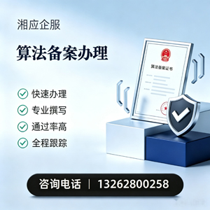 绍兴算法备案申报服务